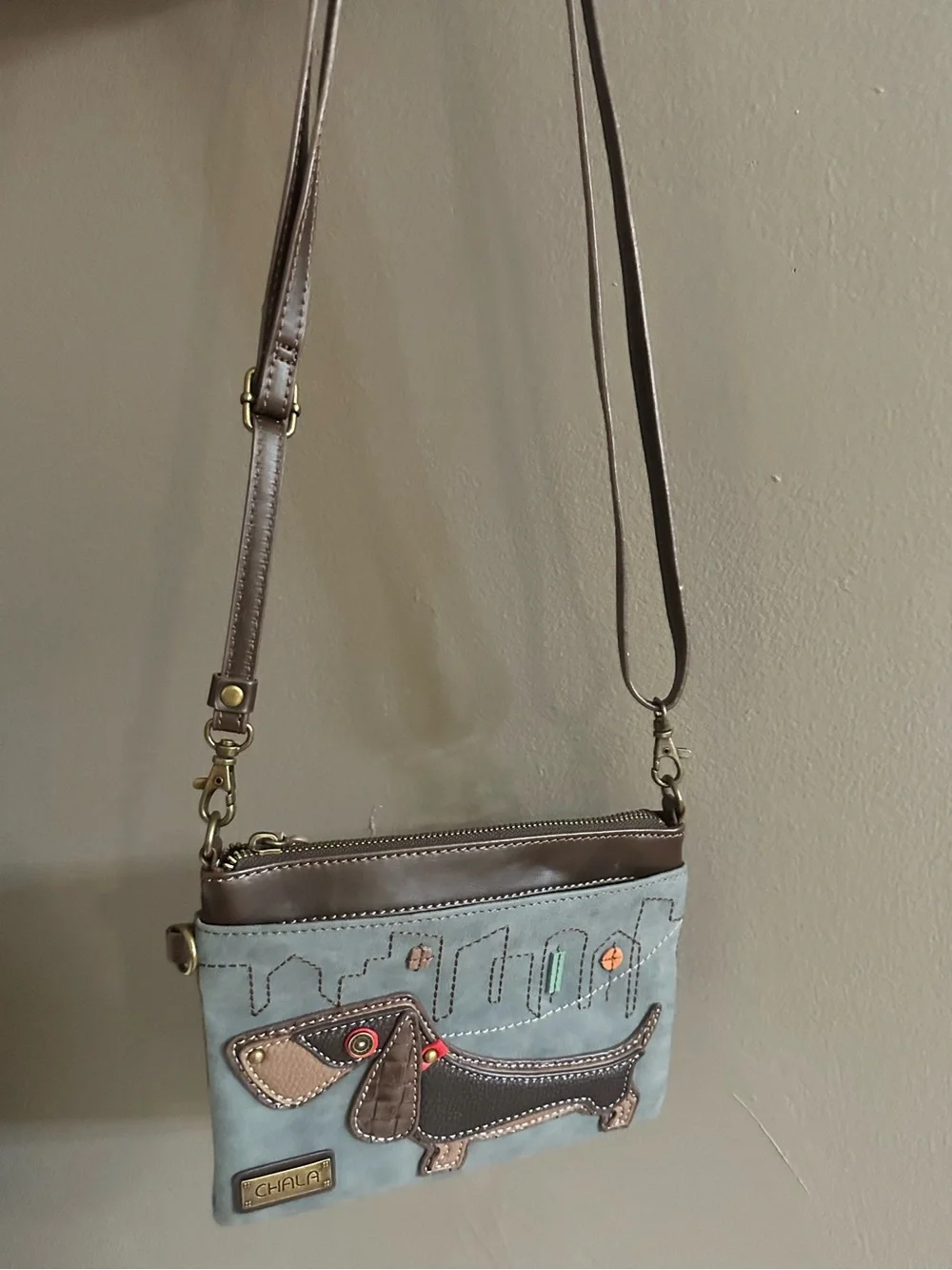 CHALA DACHSHUND CROSSBODY BAG